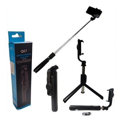Q07 Bluetooth Integrated  Selfie Stick and Rdmote Control wi